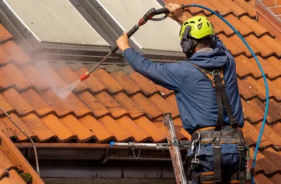 Démoussage et hydrofuge de toiture à Bréhand